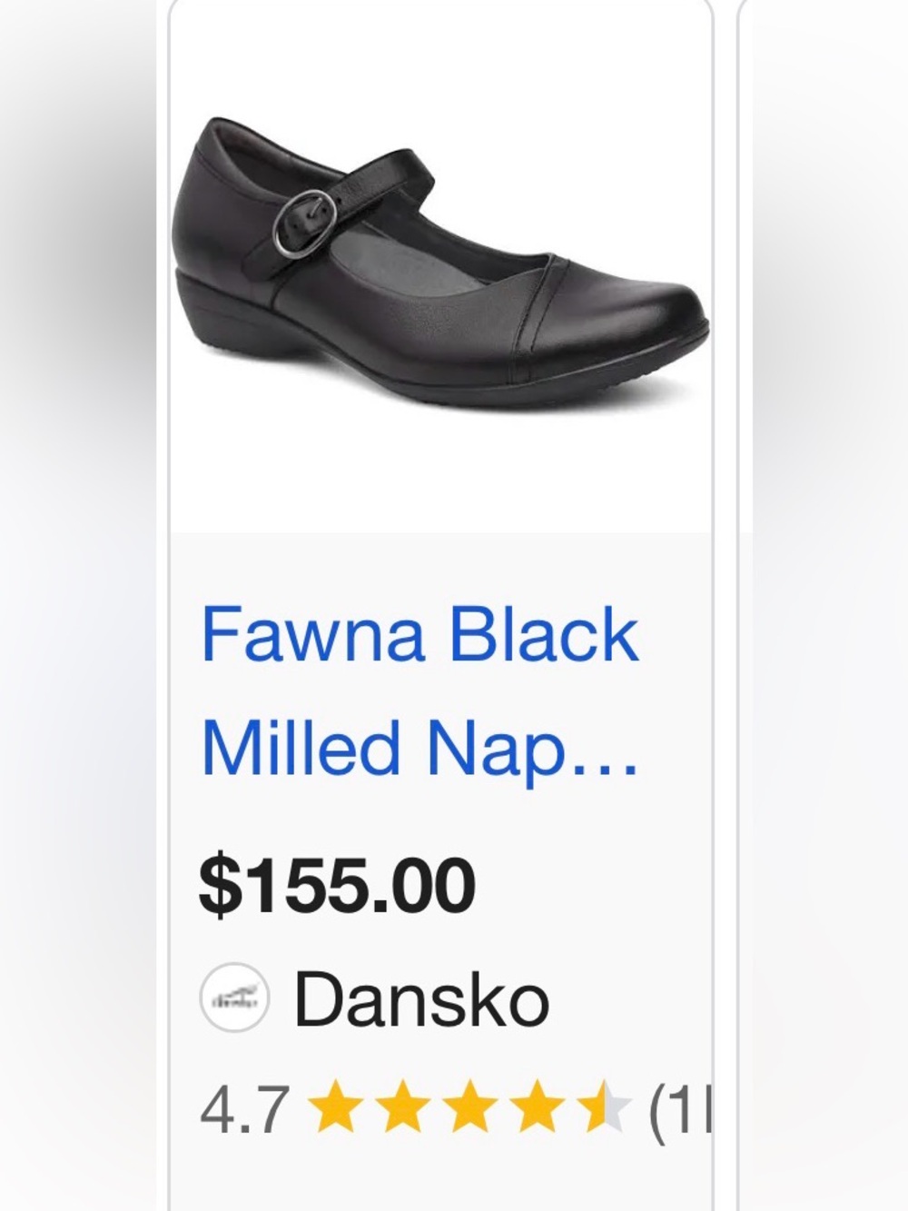 New DANSKO " Fawna" Leather Mary Jane Support Loafer, 38 - Picture 6 of 6
